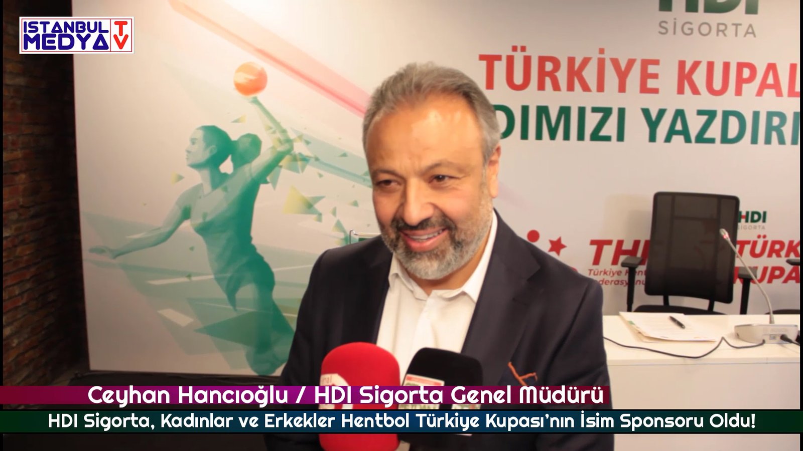 HDI Sigorta Genel Müdürü Ceyhan Hancıoğlu / HDI Sigorta, Hentbol Türkiye Kupası’nın İsim Sponsoru Oldu!