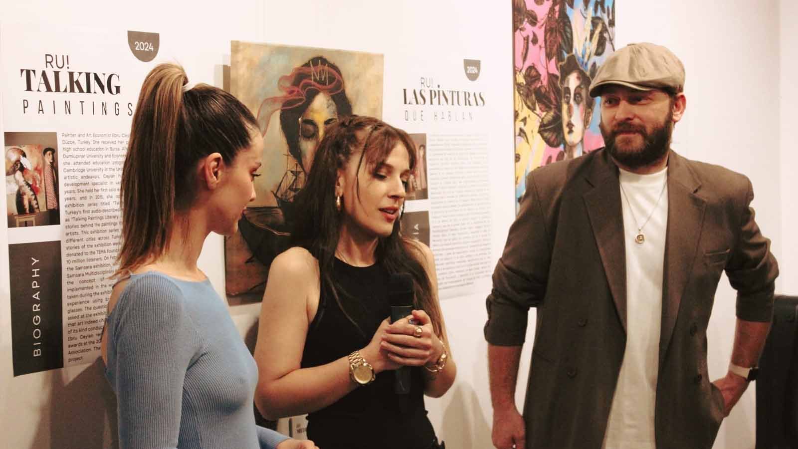 İspanya'da Sanat Şöleni Konuşan Resimler Sergisi Barcelona'da Açıldı (3)