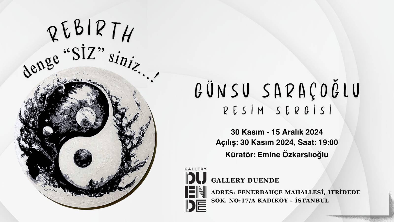 Günsu Saraçoğlu – “ReBirth, Denge “SİZ” Siniz!”: Sanat ve Toplumsal Duyarlılık Bir Arada