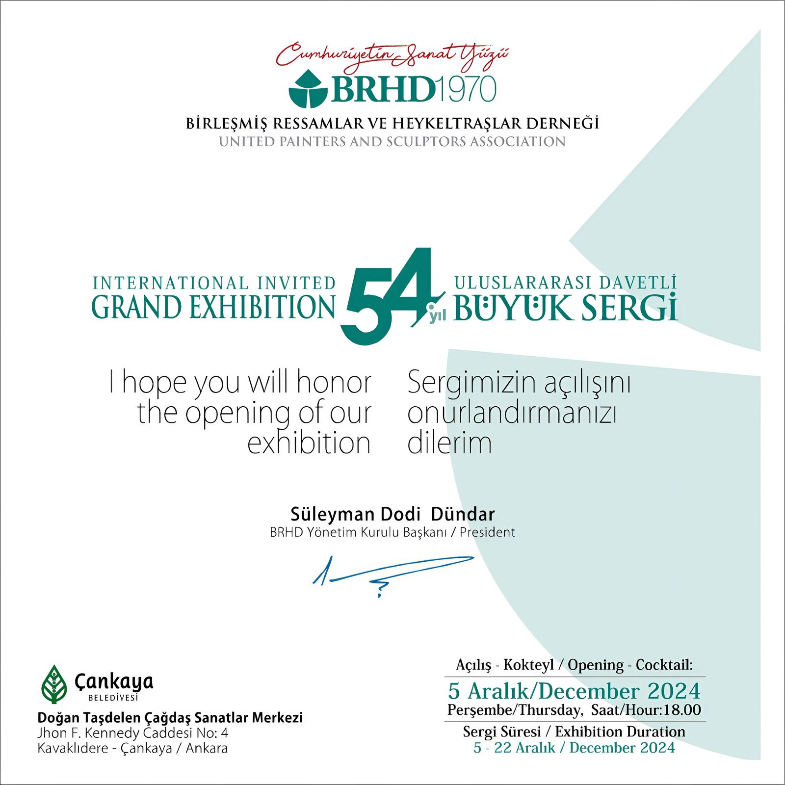 Kültürler Arası Diyalog Ve Sanatın Birleştirici Gücü 54. Brhd Büyük Sergisi (4)